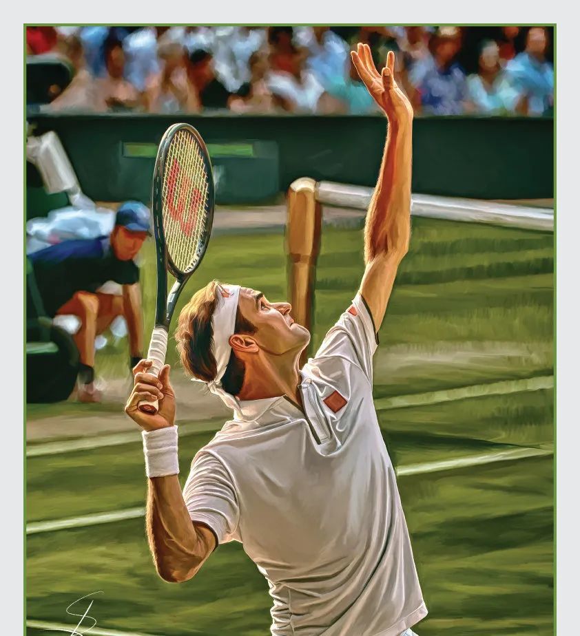  发球上网战术奏效，伊斯内尔轰出制胜ACE